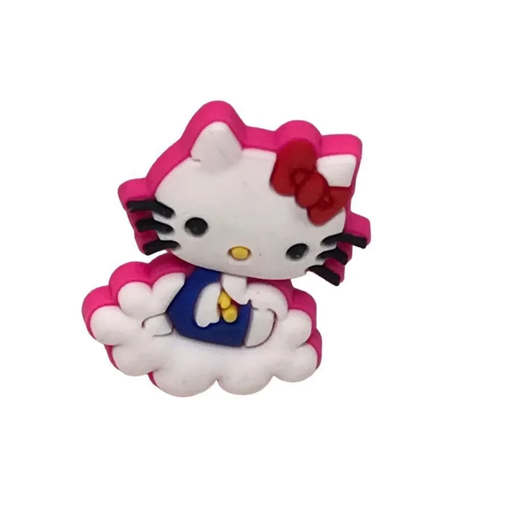 5 Shoe Charms sandal Jewlry Foam‎ clog pvc Hello Kitty wristband bracelet New